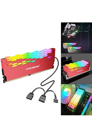 Dolıty Soğutucu Radyatör Argb Kabuk Isı Emici Kırmızı