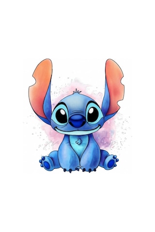 Maki Home Pamuklu Kız Çocuk Lilo Stitch Iı Baskılı Beyaz Gri Siyah Tshirt 5 6 7 8 9 10 11 12 13 14 Yaş Gri