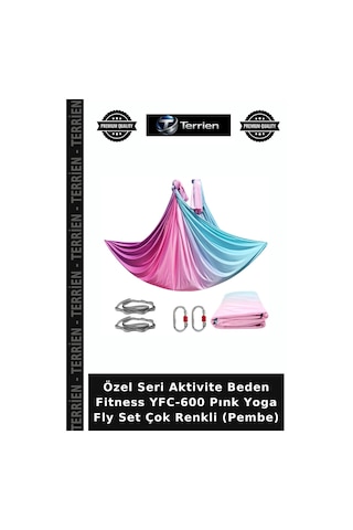Özel Seri Aktivite Beden Fitness Yfc-600 Pınk Yoga Fly Set Çok Renkli Pembe