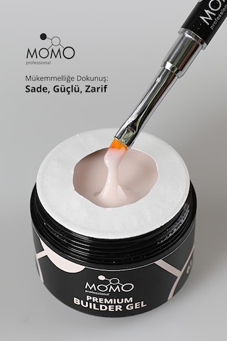 Momo Professional Premium Builder Gel Protez Tırnak Jeli No.03 Açık Bej 55 gr