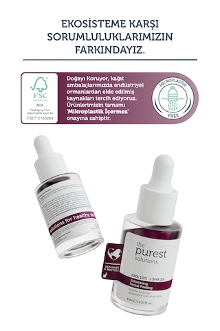Tanışma Boy Aha & Bha Canlandırıcı Ve Cilt Tonu Eşitleyici Kırmızı Peeling Cilt Serumu 8 Ml