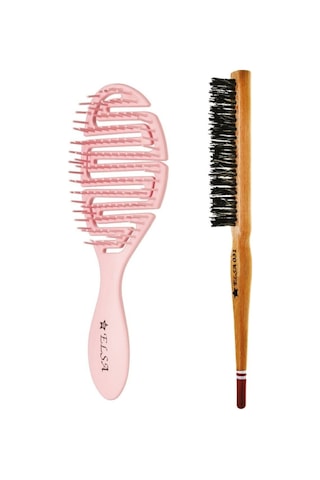 Professional Maze Ve Topuz Fırçası Üç Boyutlu Fırça