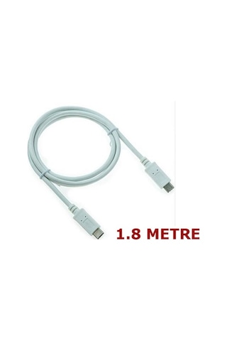 Type-C To Type-C Data Ve Hızlı Şarj Kablosu 1.8 Metre