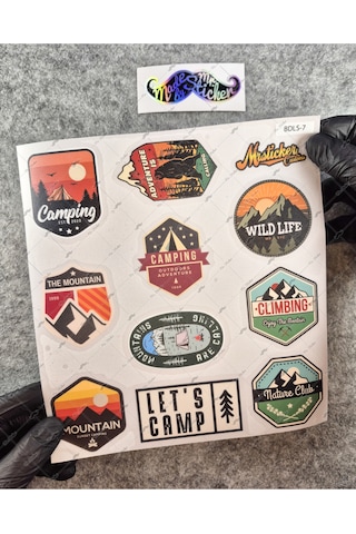 Bdls7 Küçük Boy 10lu Sticker Seti