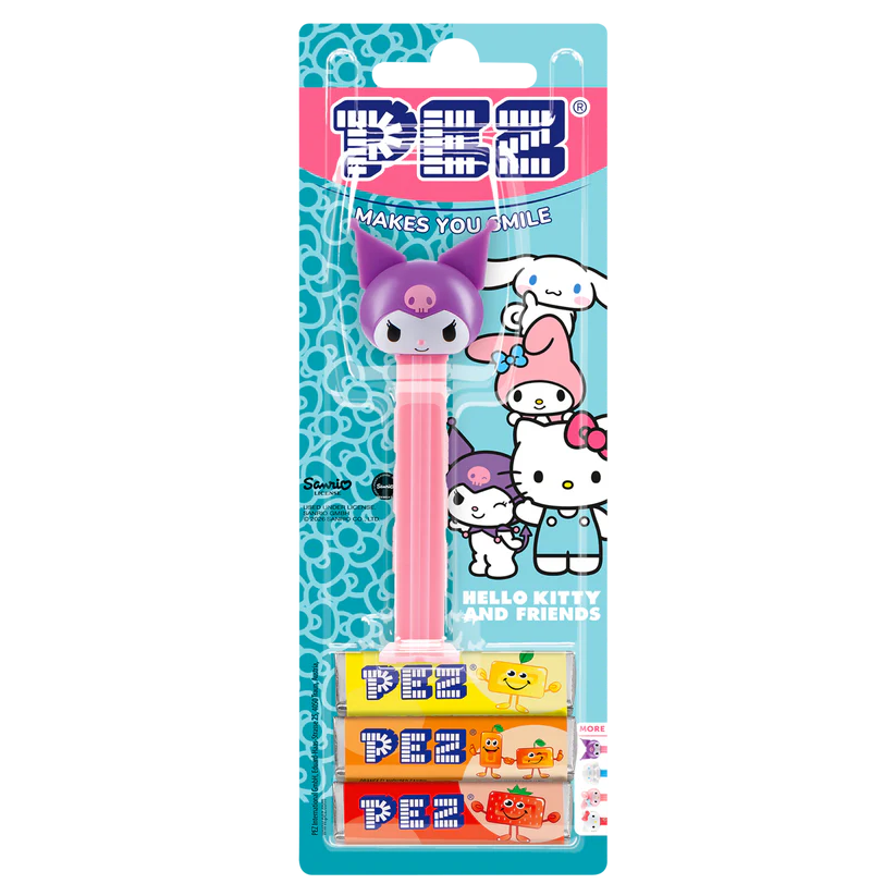 Pez Dispenser Hello Kitty Kuromi Meyve Aromalı Şekerleme Makinesi Ve Şekerleme Yedekleri