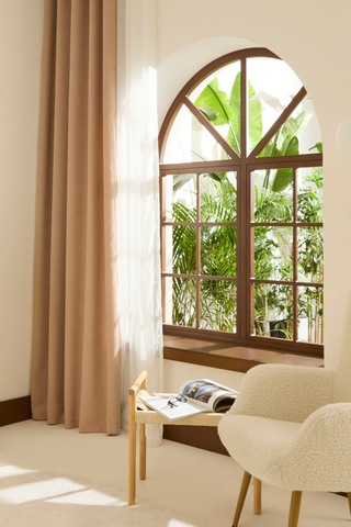 Kaşmir Home Holly Ada Fon Perde Bej 150x270 Cm Bej