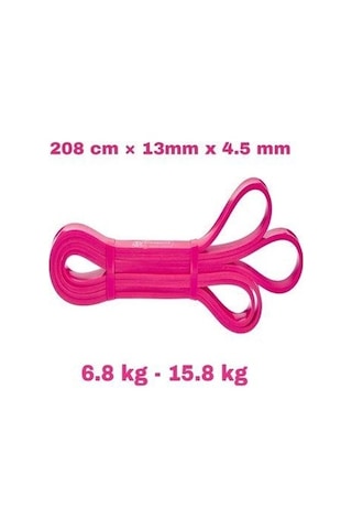 Powerband Direnç Lastiği Ve Egzersiz Bandı Pembe