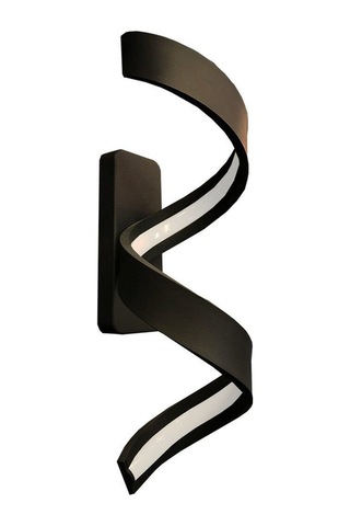 Ledli Frizzy Led Duvar Aplik 40x13cm Mat Siyah