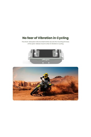 Amagisn Ac14 Aksiyon Kamerası İçin Manyetik Hızlı Çıkarılabilir Siyah