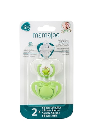 Mamajoo 2X Emzik Kurbağa Prens & Yeşil 12 Ay+ Yeşil