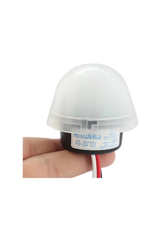 As20 Fotosel Modül Dc 12v Su Geçirmez Sokak Bahçe Park Lambası