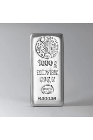 Nadir 1000 Gram 1 Kg Külçe Gümüş