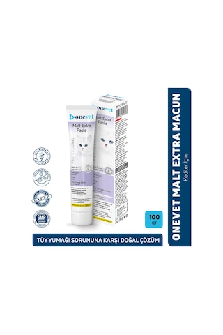 Onevet Kedi Maltı 100 Gr Tüy Yumağı Önleyici Malt Macunu