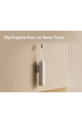 Laifen Mıknatıslı Beyaz Diş Fırçası Duvar Askı Aparatı