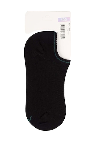 Jiber Erkek Bambu Likralı Sneaker Çorap 7051 - 12 Adet Siyah