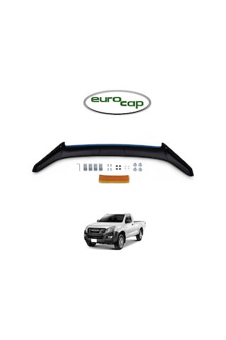 Eurocap Isuzu D-Max Ön Kaput Koruyucu Rüzgarlık 3Mm Abs 2012-19