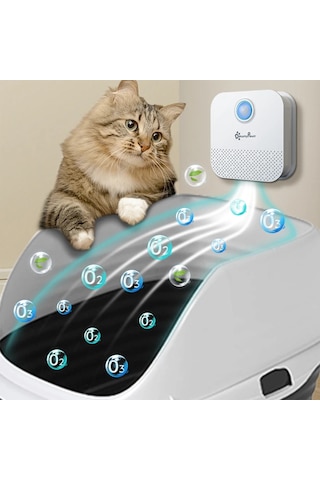 Techtic Akıllı Koku Giderici Kedi Tuvaleti Sterilizasyon Hava Temizleyici