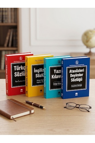 Tdk Uyumlu Türkçe, İngilizce,atasözleri Deyimler Sözlüğü Ve Yazım Kılavuzu Seti Karton Kapak Tdk Uyumlu Türkçe, İngilizce,atasözleri Deyimler Sözlüğü Ve Yazım Kılavuzu Seti Karton Kapak