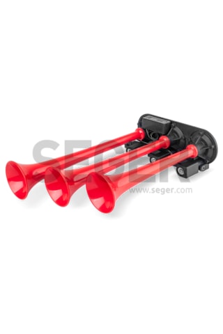 Seger 12 Volt Plastik 3 Borulu Saydırmalı Arap Dali Dali Korna