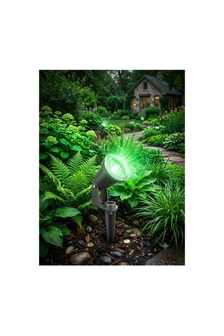 20 Adet Yeşil Işıklı 7w Led Spot Ampul Ekonomik Set ,bahçe, Mağaza Ve Vitrin Aydınlatma Çim Armatür Uyumlu Güçlü Tasarruflu Led Ampul