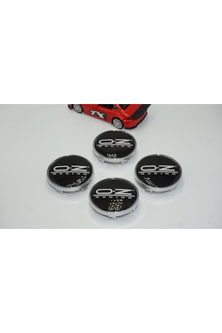 Oz Racing Jant Göbeği Kapak Seti 60mm Beyaz Gümüş