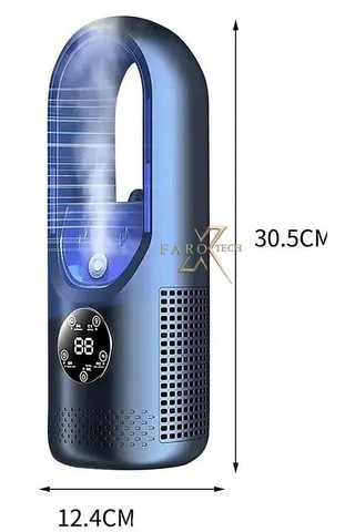 Taşınabilir Buzlu Sisli Soğutucu Fan Nemlendirici, Led Işıklı