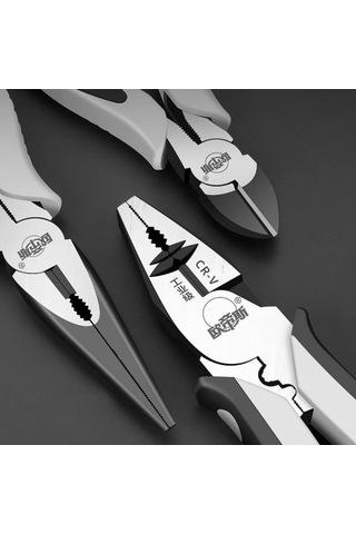 Konesam Profesyonel Elektrikçi Pensesi - 6"/8"/9" Çok Fonksiyonlu Tel Kesme, Sıyırma Ve Sıkma