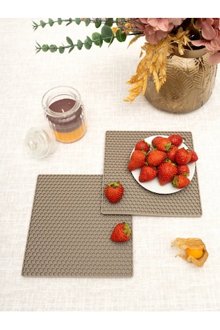 Arrıchi Sıcak Yemekler İçin Mutfak Silikon Standı 215928631 Gri