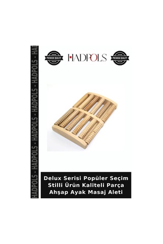 Delux Serisi Popüler Seçim Stilli Ürün Kaliteli Parça Ahşap Ayak Masaj Aleti Açık Ahşap
