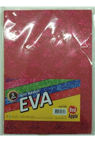 Sim Baskılı Eva Süngeri A4 - 10 Renk