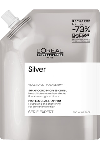 L'Oréal Professionnel Serie Expert Silver Renk Dengeleyici Mor Şampuan Refill 500 ML