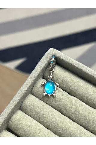 Mavi Kaplumbağa Charm Asafaccessory