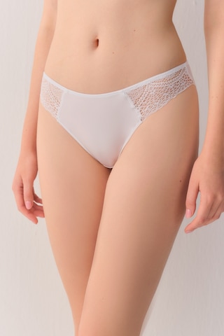 Suwen New Heritage Dantelli Slip Külot Sw4018101 Beyaz
