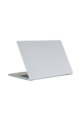 Macbook Air 15inç Uyumlu M2/m3/m4 Kılıf Premium İnce Pc Mat Bottom Kapak A3241 A2941 A3114 Gri