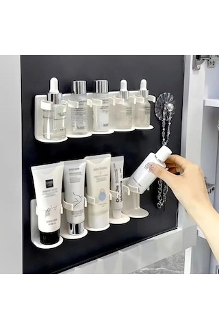 Yapışkanlı Çok Amaçlı Duvar Rafı Baharatlık Sabunluk Ve Fırçalık Organizer Diğer