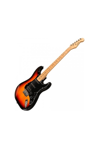 Madison Meg-3ts Elektro Gitar Sunburst Strat Tipi Klasik Rock Gitarı