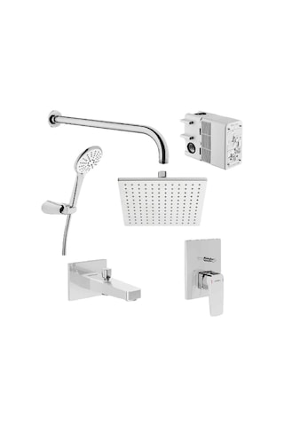 Artema A49280 Root Square Ankastre Banyo Seti Diğer