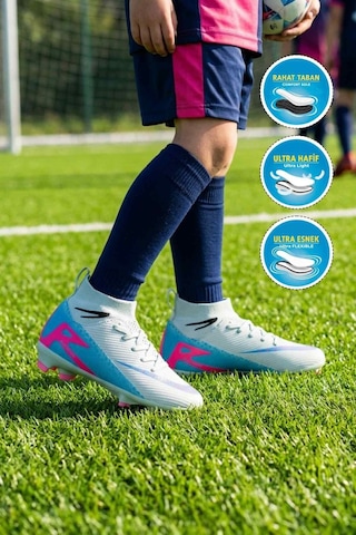 Laliga Su Yeşili Bilekten Çoraplı Çocuk Krampon 610 Süperfly F-p Yeşil