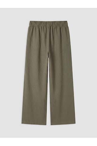 Lcw Comfort Haki Beli Lastikli Keten Karışımlı Kadın Pantolon