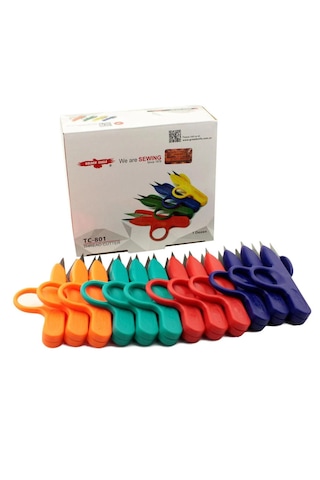 İplik Temizleme Makası Golden Eagle Tekstil Makası 1 Adet Renkli