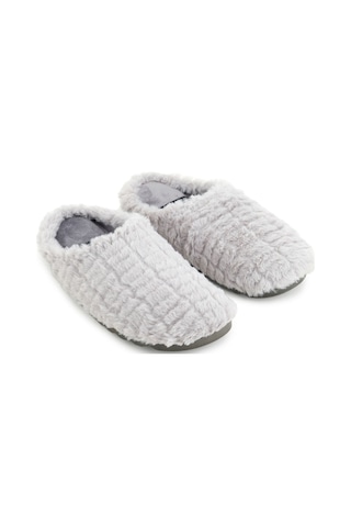 Gezer Kadın Kışlık Ev Bahçe Rahat Taban Gondol Terlik Gt1kzm.16070.00.019.9n Gri