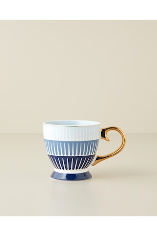 Marivella New Bone China Kupa 460 Ml Mavi