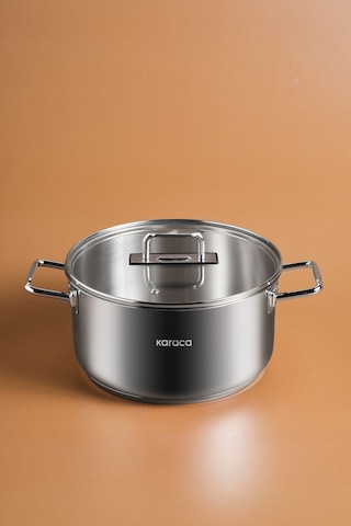 Karaca  Grace İndüksiyon Tabanlı Çelik Tencere 24 Cm