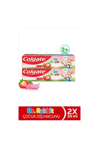 Colgate Dr. Rabbit Strawberry 50ml Çocuk Diş Macunu X2