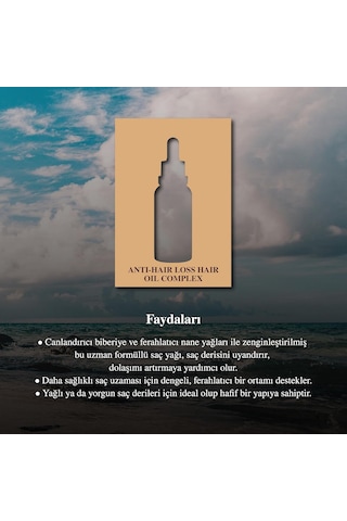 Lexroo Anti-hair Loss Hair Oil Complex 50 Ml - Rosemary & Mint Oil Saç Bakım Yağı