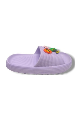 Kebss K300-25 Palmiye Eva Kız Çocuk Terlik 31-35 Lila