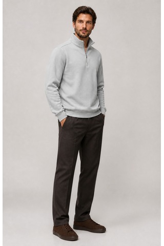 Redline Runi Basic Regular Fit Pamuklu Kışlık Sweatshirt Gri