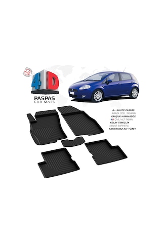Türkmen Fiat Grande Punto 4d Havuzlu Paspas 2006 Ve Üzeri