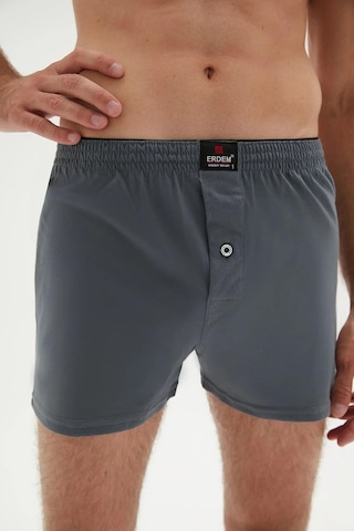 Erdem Erkek Penye Düz Renk Boxer 1400 - 6 Adet 001