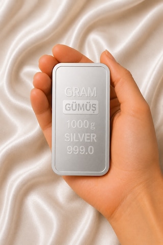 1000 Gram Külçe Gümüş Yatırımlık Gümüş